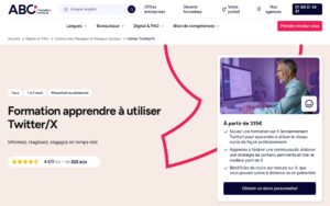 Utiliser Twitter/X – ABC FORMATION CONTINUE