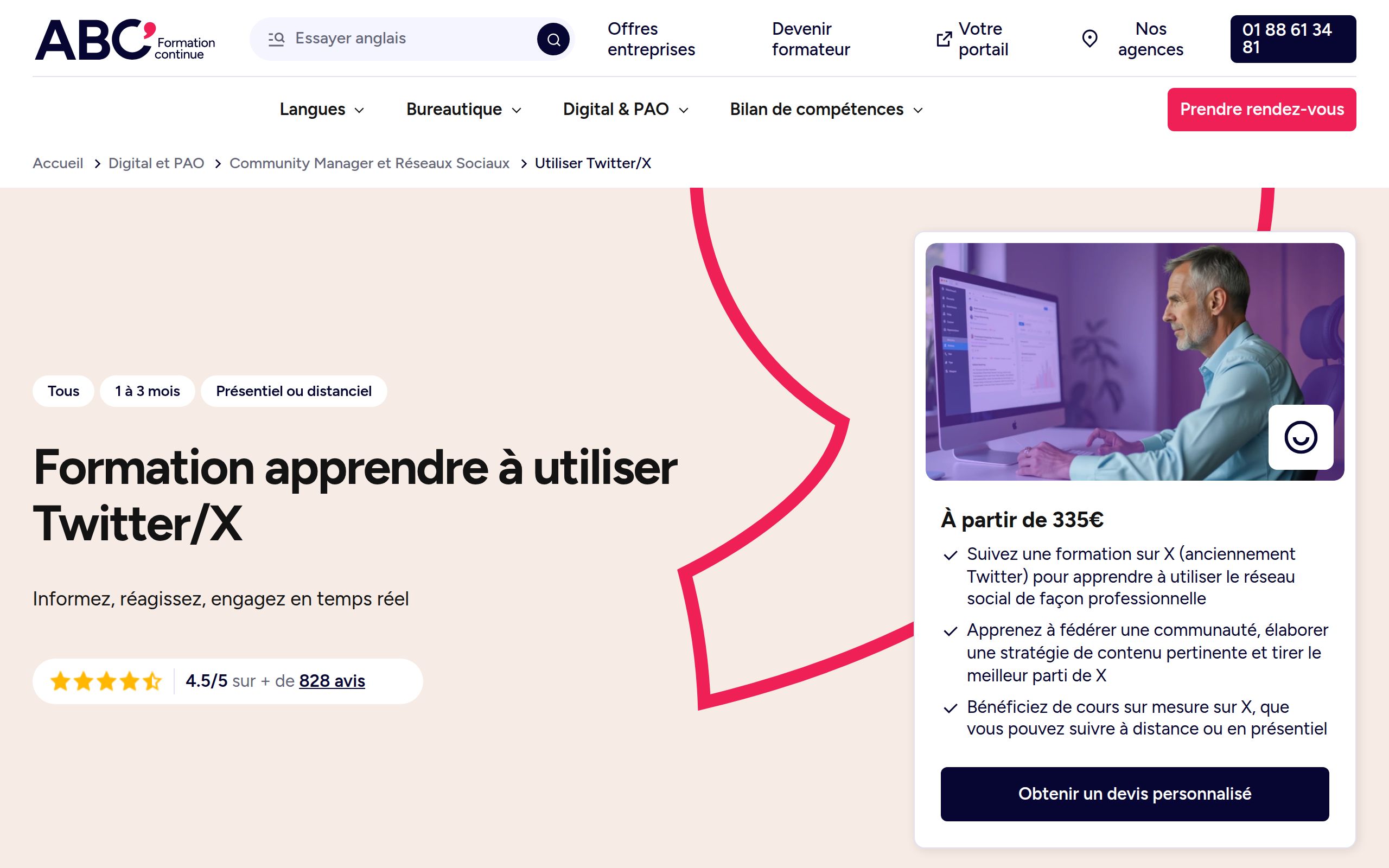 Utiliser Twitter/X – ABC FORMATION CONTINUE