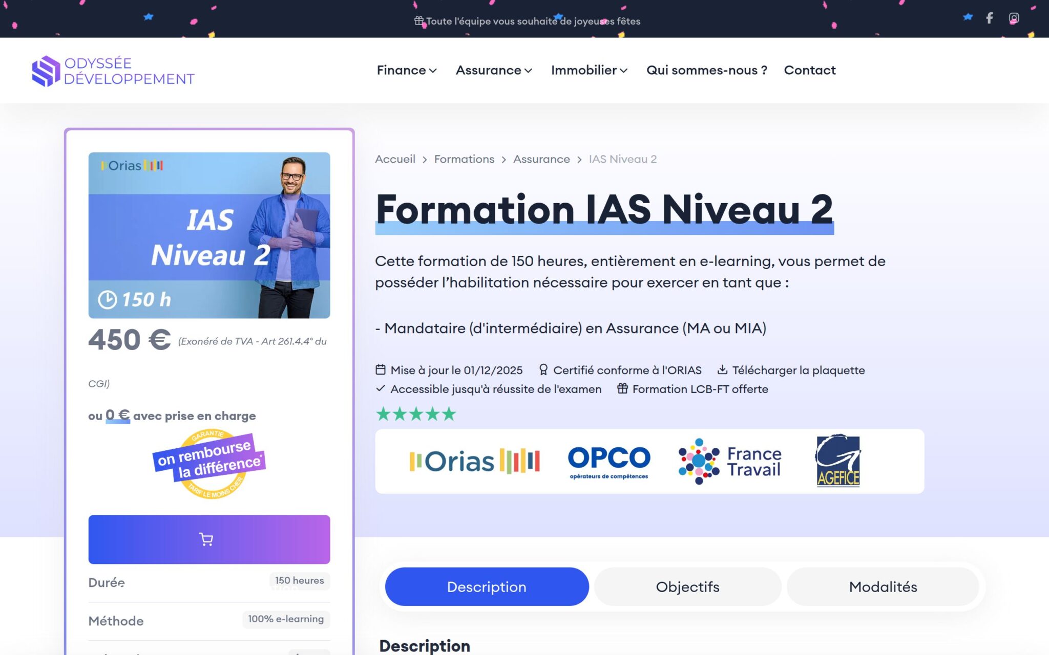 IAS â Niveau 2 - ODYSSEE DEVELOPPEMENT