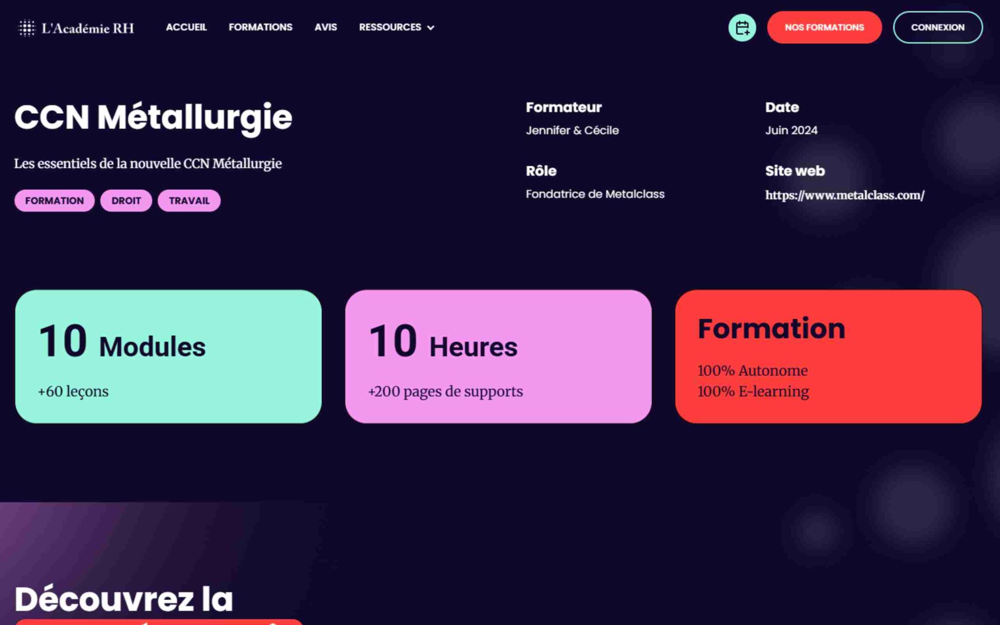 CCN Métallurgie - Académie RH
