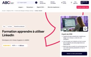 Utiliser LinkedIn – ABC FORMATION CONTINUE