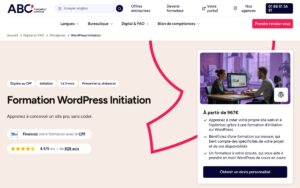 WordPress Initiation – ABC FORMATION CONTINUE