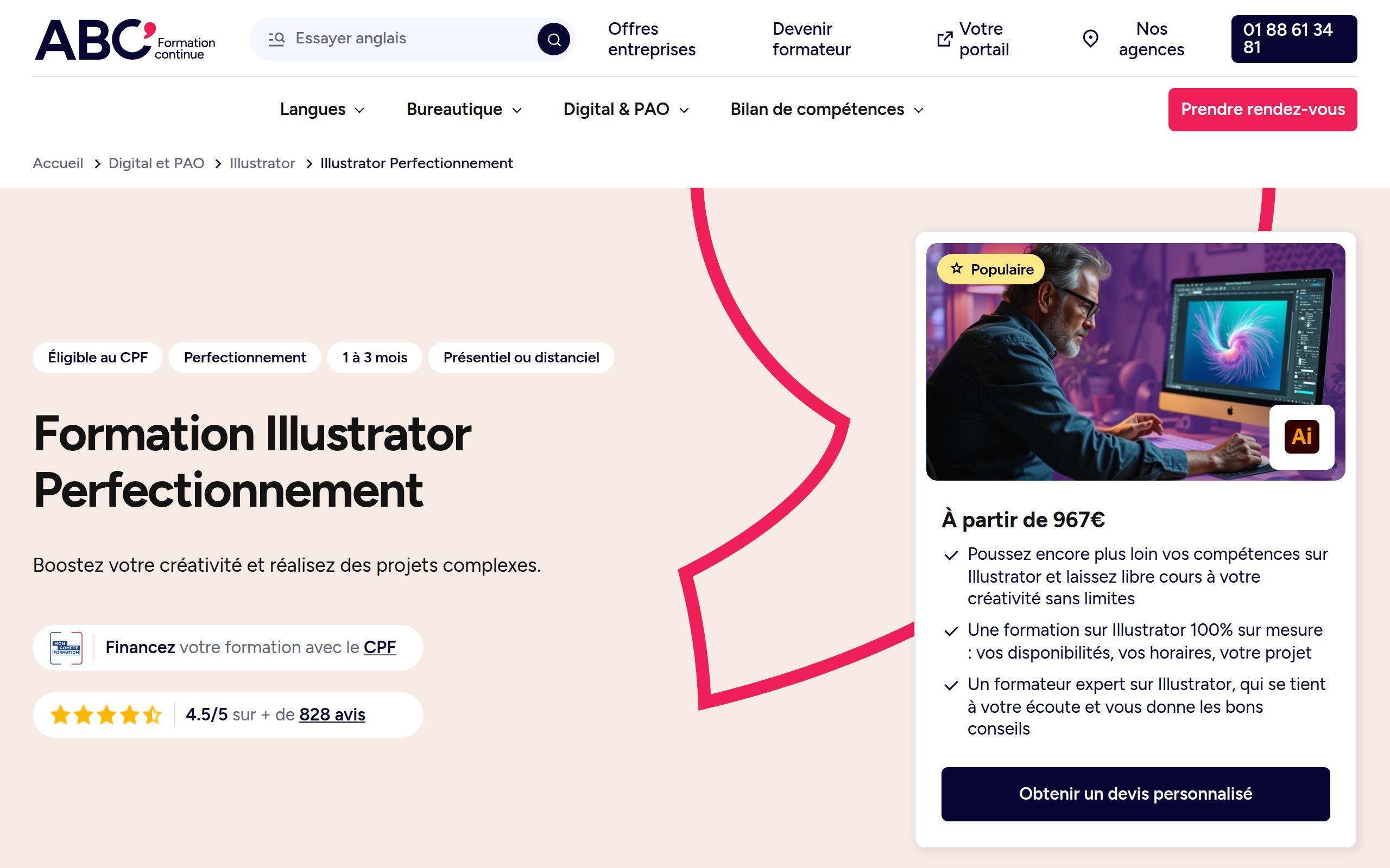 Illustrator Perfectionnement – ABC FORMATION CONTINUE