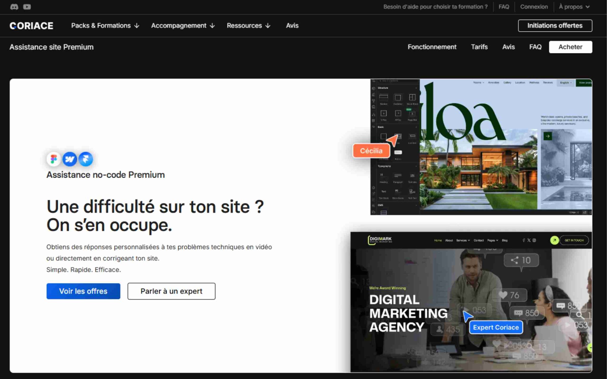 Assistance sur projet - CORIACE