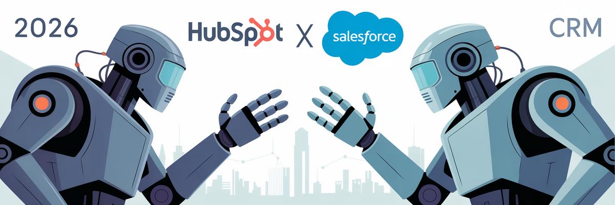 HubSpot vs Salesforce : le duel des titans du CRM en 2026 1 HubSpot CRM vs Salesforce : le duel des titans du CRM en 2026