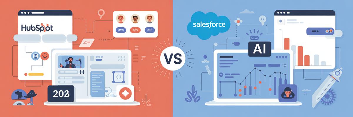 HubSpot vs Salesforce : le duel des titans du CRM en 2026 2 Comparatif fonctionnel : forces et faiblesses des deux plateformes en 2026