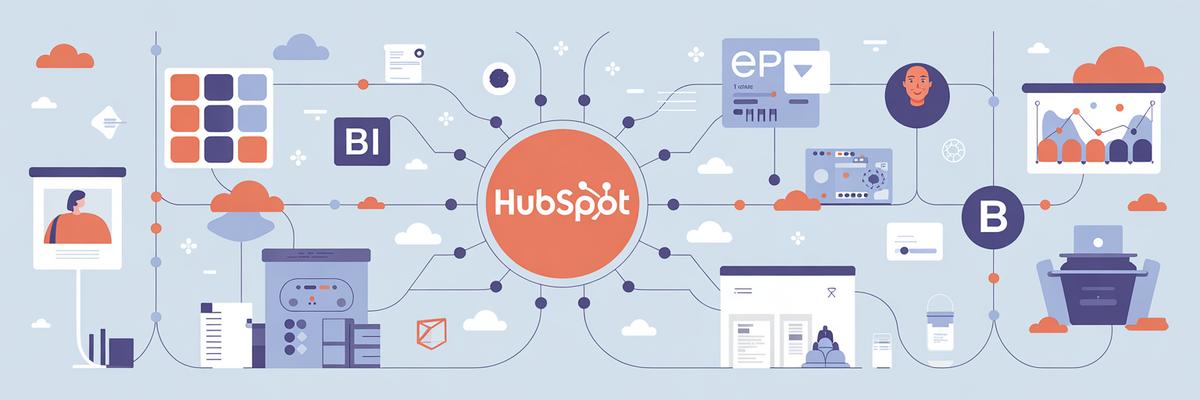 Intégration et écosystème : HubSpot comme hub opérationnel industriel