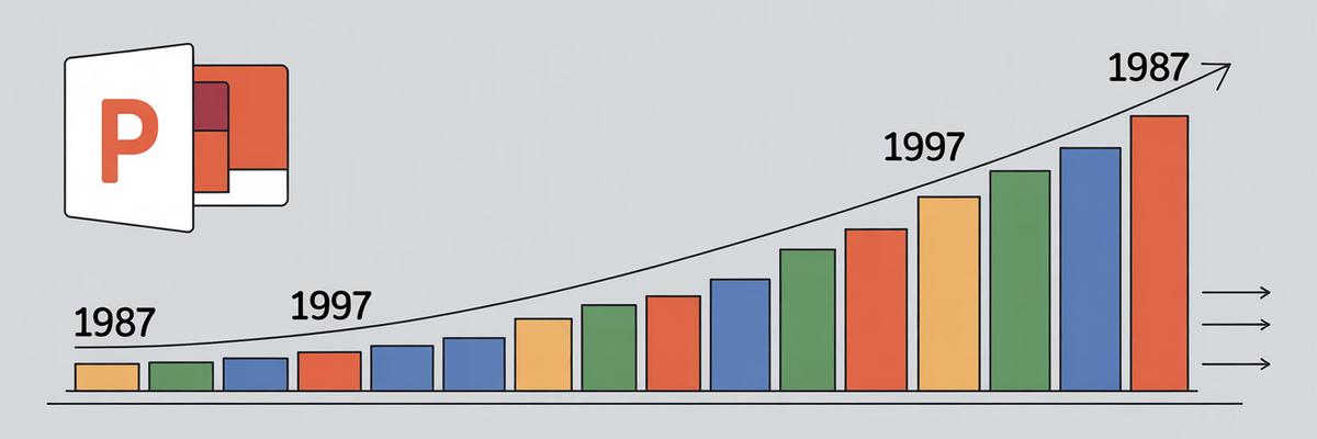 L'évolution historique de PowerPoint en chiffres