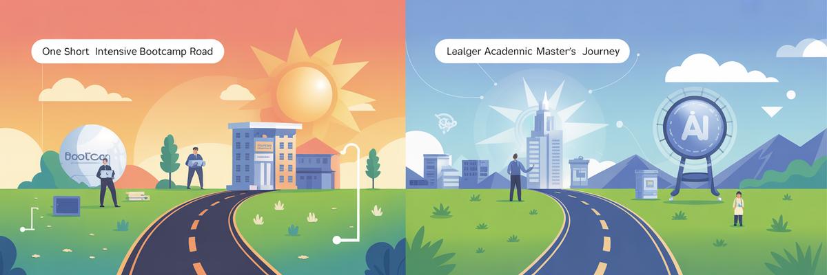 Bootcamp vs Master en IA : les différences essentielles à connaître