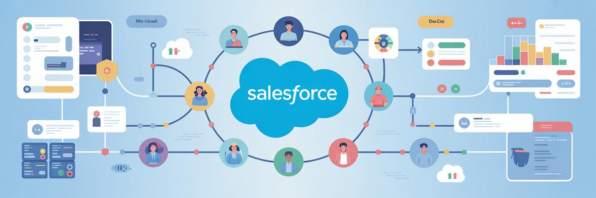 HubSpot vs Salesforce Marketing Cloud vs Adobe Campaign : quel outil d'automatisation pour les entreprises en croissance ? 2 Salesforce Marketing Cloud : puissance et évolutivité pour les ETI
