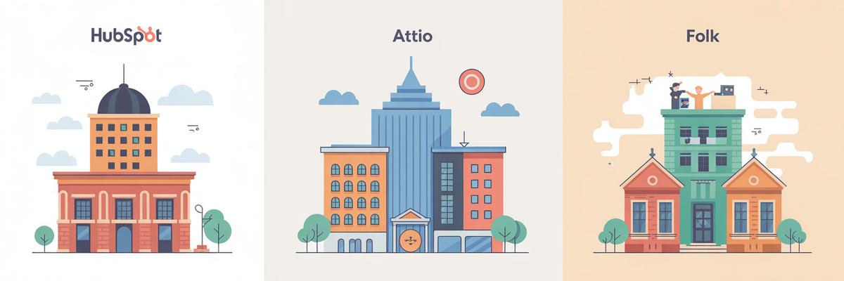 HubSpot vs Attio vs Folk : quel CRM moderne pour les startups en 2026 ? 4 Folk, Attio et HubSpot : quelles sont leurs philosophies et fonctionnalités clés ?