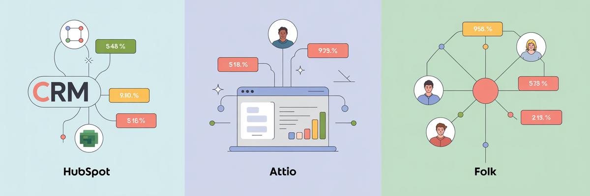 HubSpot vs Attio vs Folk : quel CRM moderne pour les startups en 2026 ? 7 Folk vs Attio vs HubSpot : quel CRM offre le meilleur rapport qualité-prix pour une startup ?