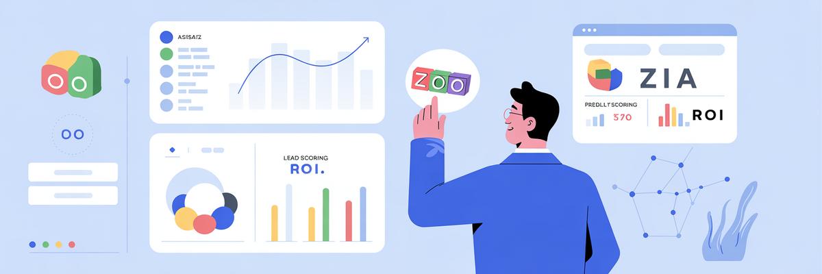 Quels sont les atouts de Zoho Zia en matière d'analyse prédictive et de ROI ?