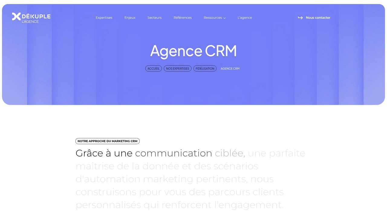 Les 7 meilleures agences CRM pour E-commerce. Notre comparatif 2 image 11