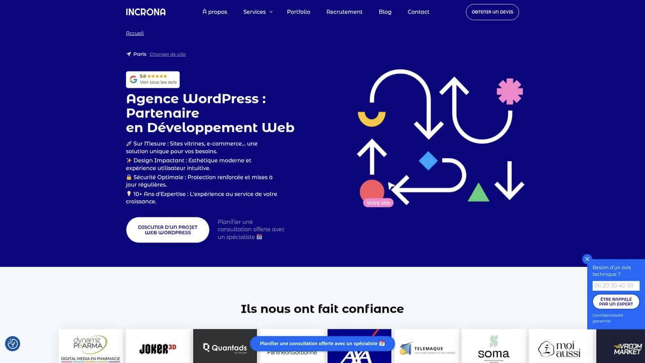 Les 10 meilleures agences Wordpress : Notre classement 7 image 4