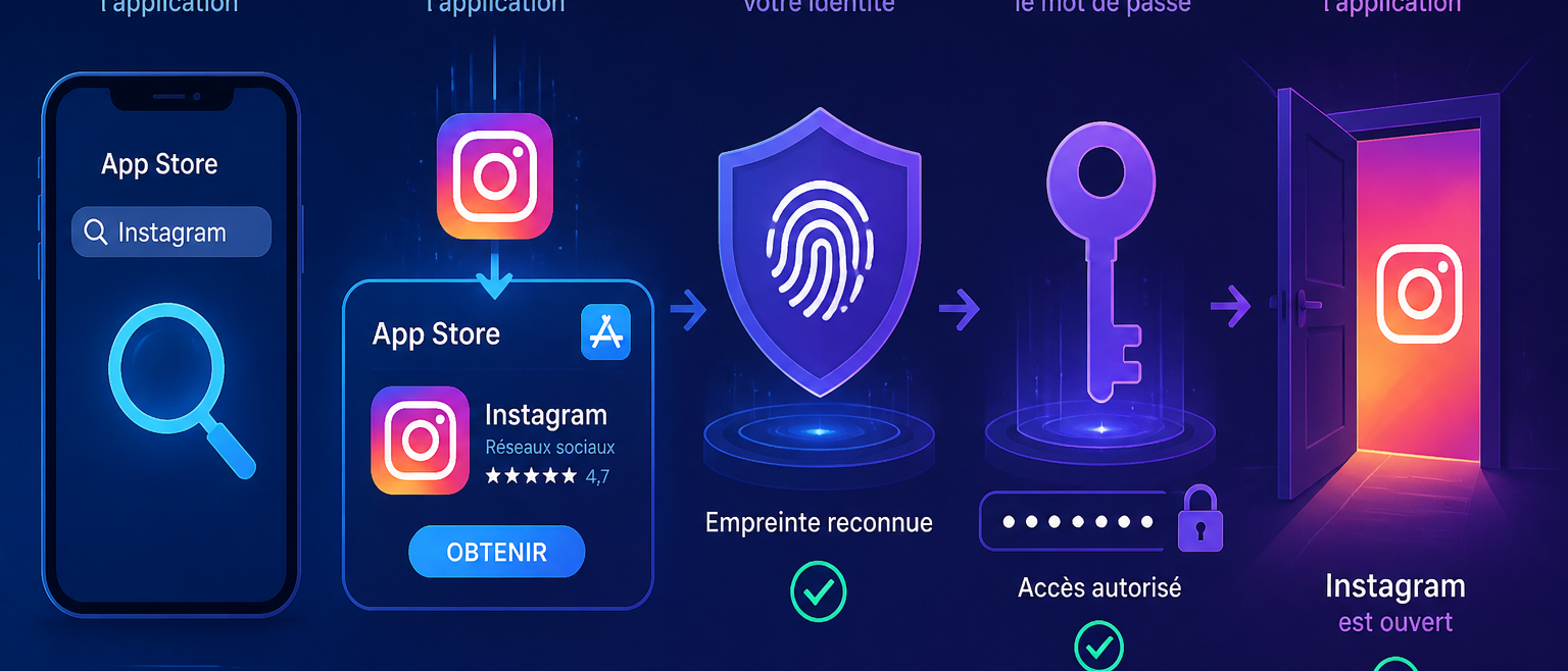 Comment installer Instagram : le guide simple (iPhone, Android, PC) 2 Comment installer Instagram sur iPhone (iOS) ?