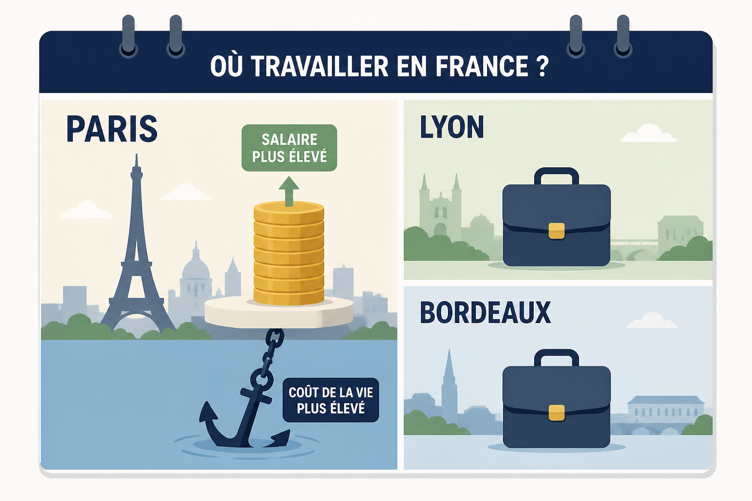 Salaire d'un Business Analyst en 2026 : combien gagne-t-il, du junior au senior ? 3 Le lieu de travail change-t-il le salaire ?