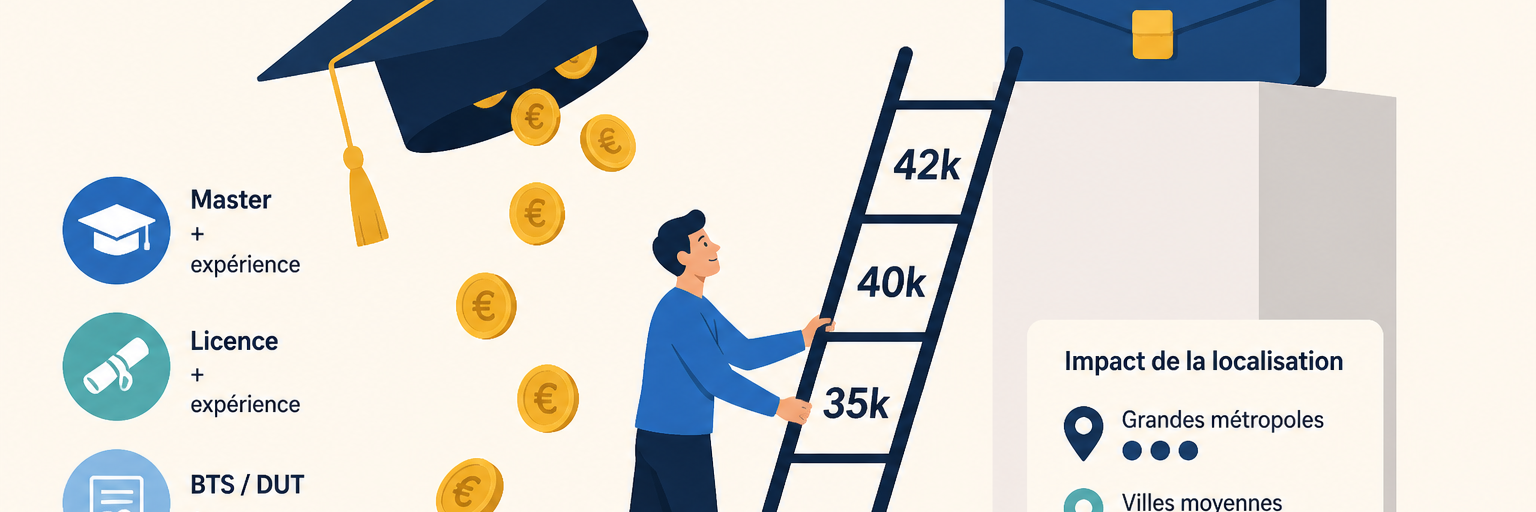 Salaire d'un data analyst en France : junior, confirmé et senior 2 Combien gagne un data analyst débutant ou junior ?
