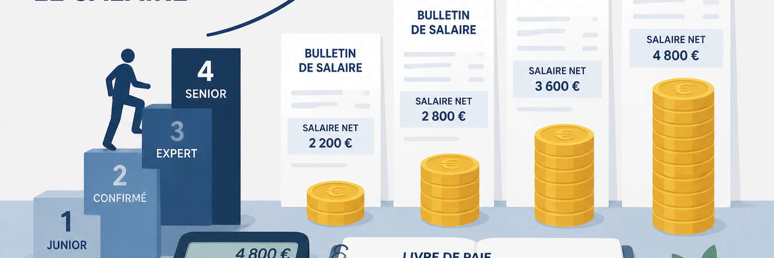 Salaire d'un comptable en France : du débutant au chef comptable 1 Quel est le salaire moyen d'un comptable en France ?