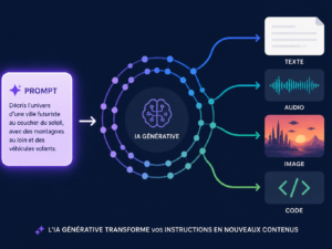 Intelligence artificielle générative : définition, fonctionnement et exemples
