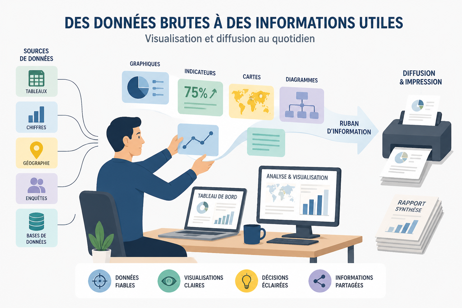 Infographiste : définition du métier et ce qu'il fait au quotidien 1 Sommaire