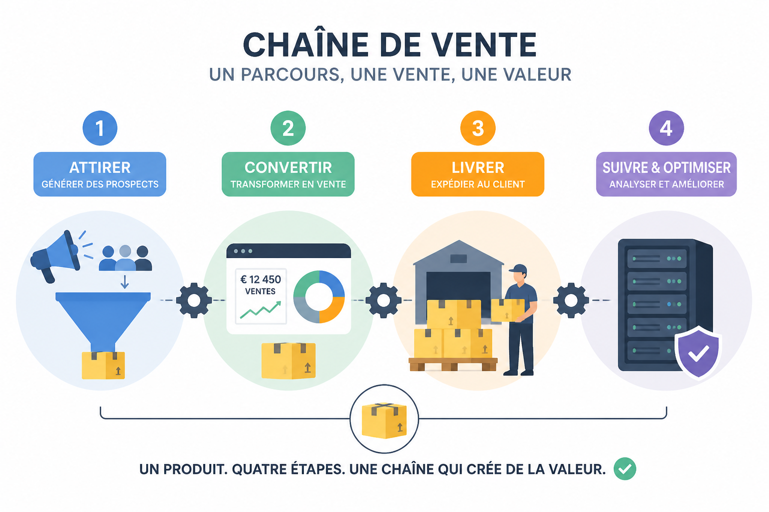 Les métiers de l'e-commerce : panorama des fonctions qui recrutent 1 Quelles sont les grandes familles de métiers de l'e-commerce ?