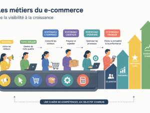 Les métiers de l’e-commerce : panorama des fonctions qui recrutent