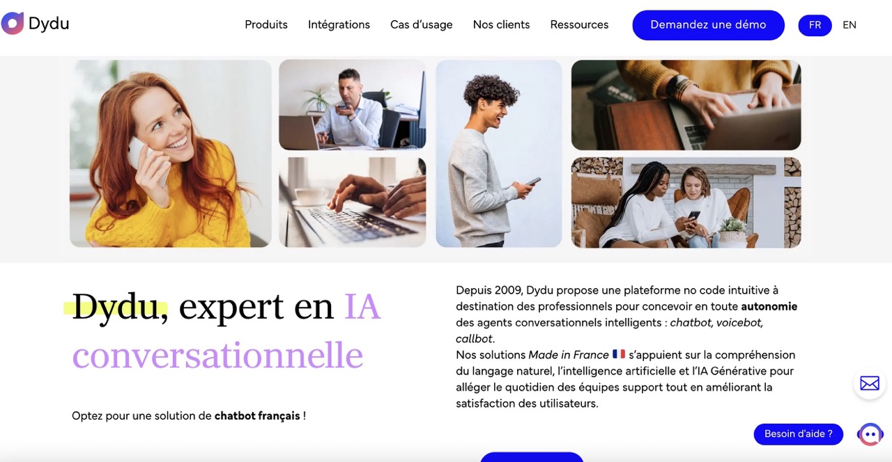 Les meilleurs callbots IA pour service client : top solutions de l'année 2 dydu Grande