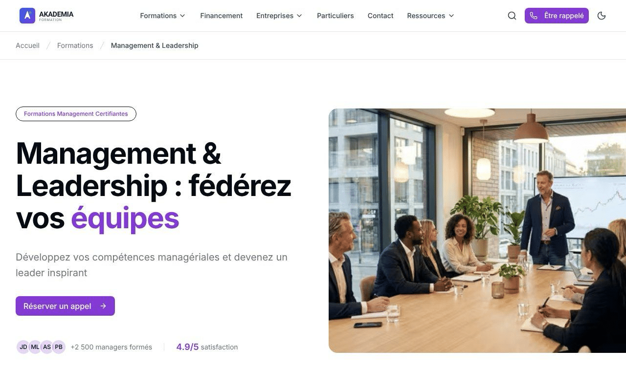 Les 6 meilleures formations en management que l'on a trouvé en juillet 2026 : nos coups de coeur ! 7 image 3