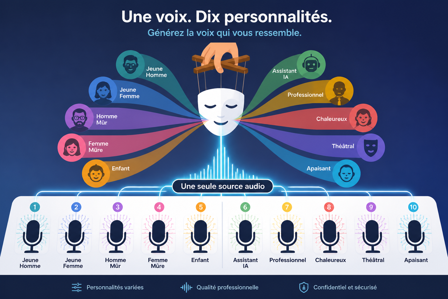 Les 10 meilleurs générateurs de voix IA en 2026 (outils de synthèse vocale) 1 Quels sont les 10 meilleurs générateurs de voix IA ?