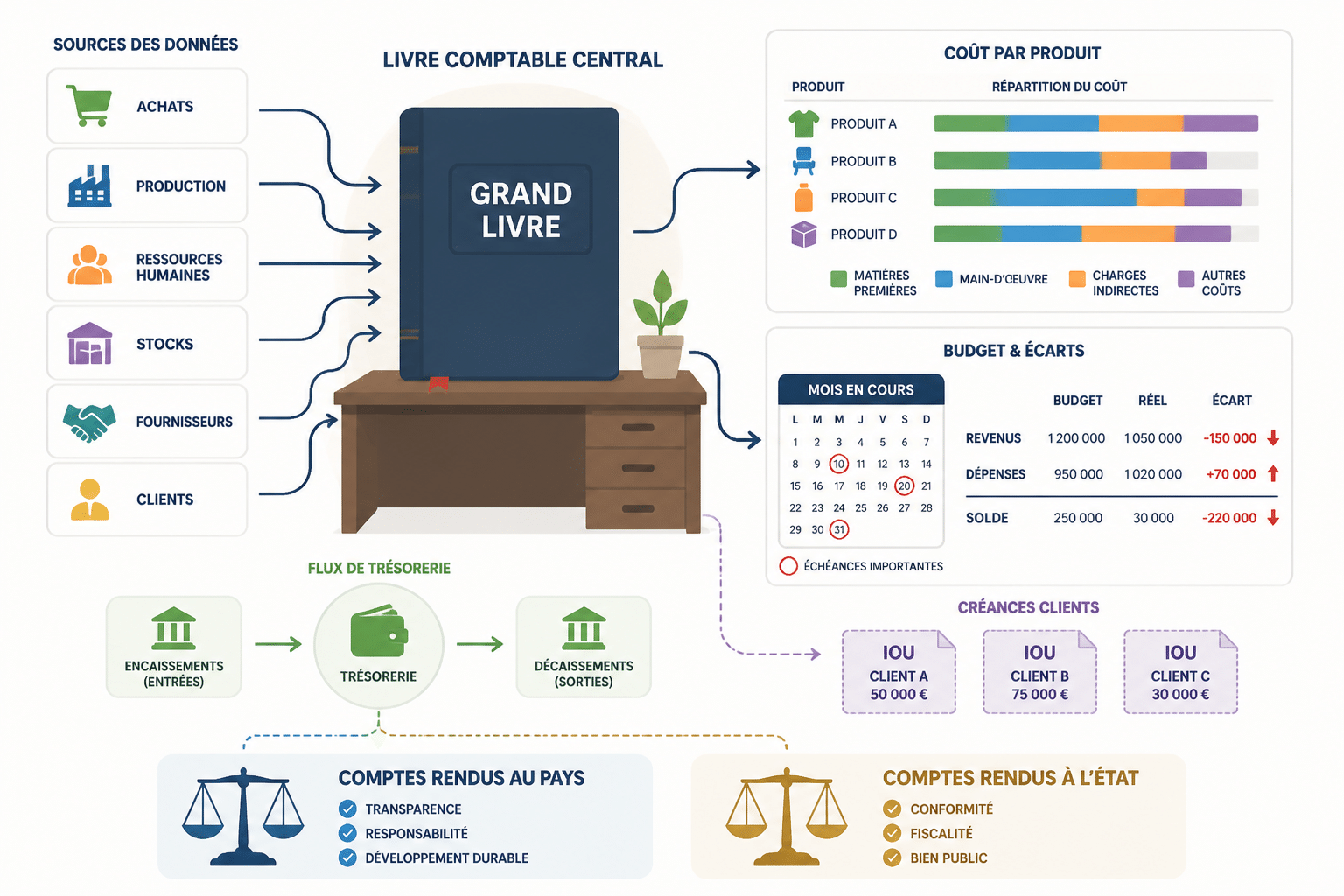 Qu'est-ce que la comptabilité ? Définition, rôle et types 3 Quels sont les différents types de comptabilité ?