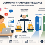 Community manager en freelance : tarifs, clients et statut juridique