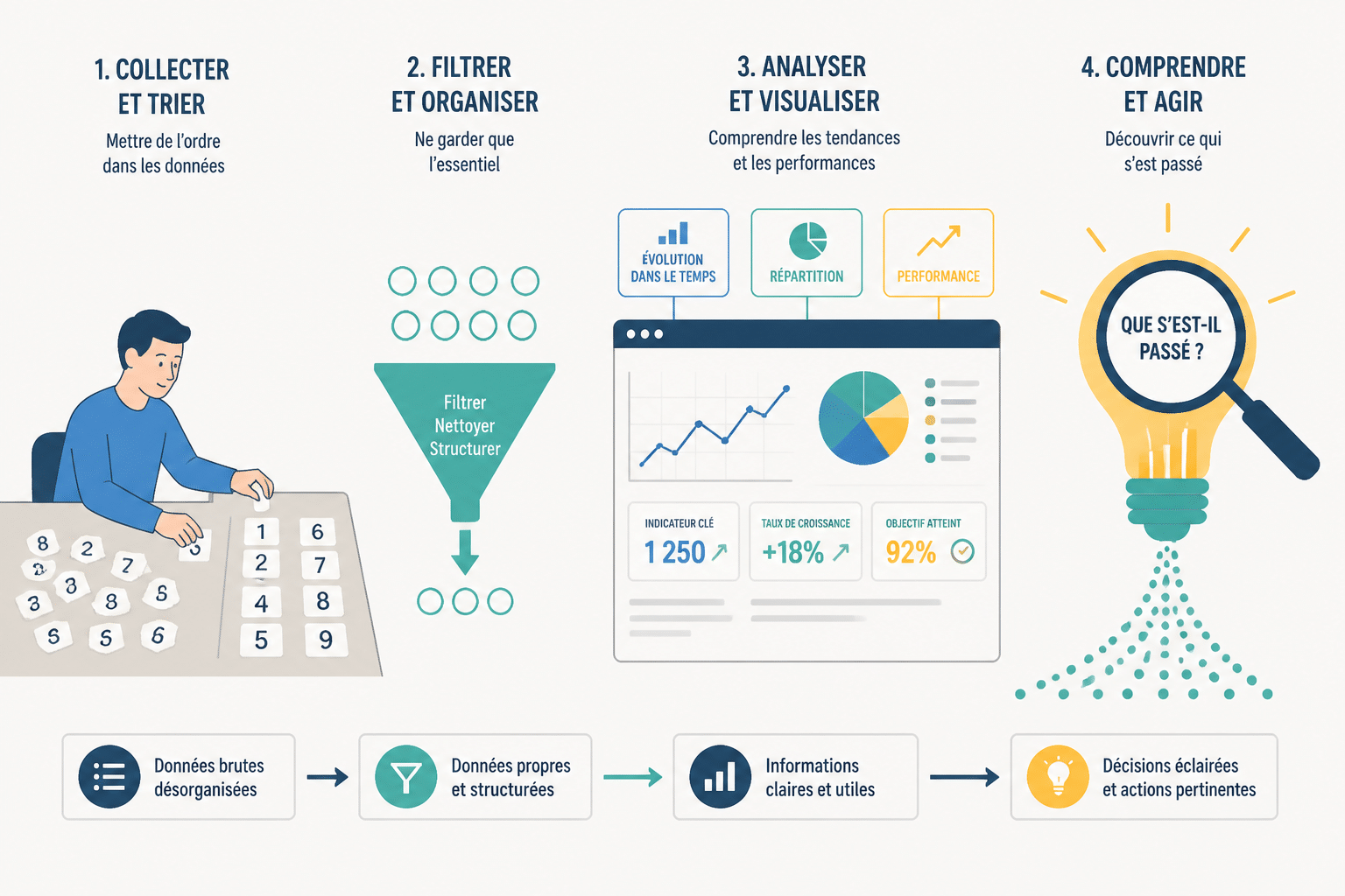 Data analyst : c'est quoi ce métier et que fait-il au quotidien ? 1 Data analyst : c'est quoi exactement ?