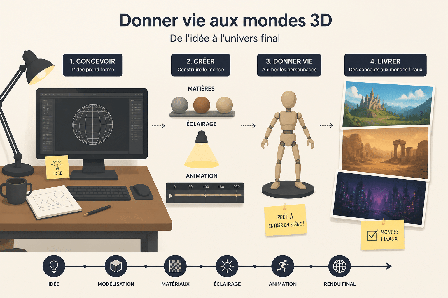 Infographiste 3D : missions, compétences et secteurs qui recrutent 1 C'est quoi un infographiste 3D ?