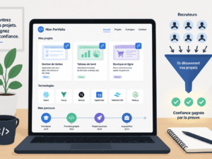Construire un portfolio de développeur web qui convainc les recruteurs