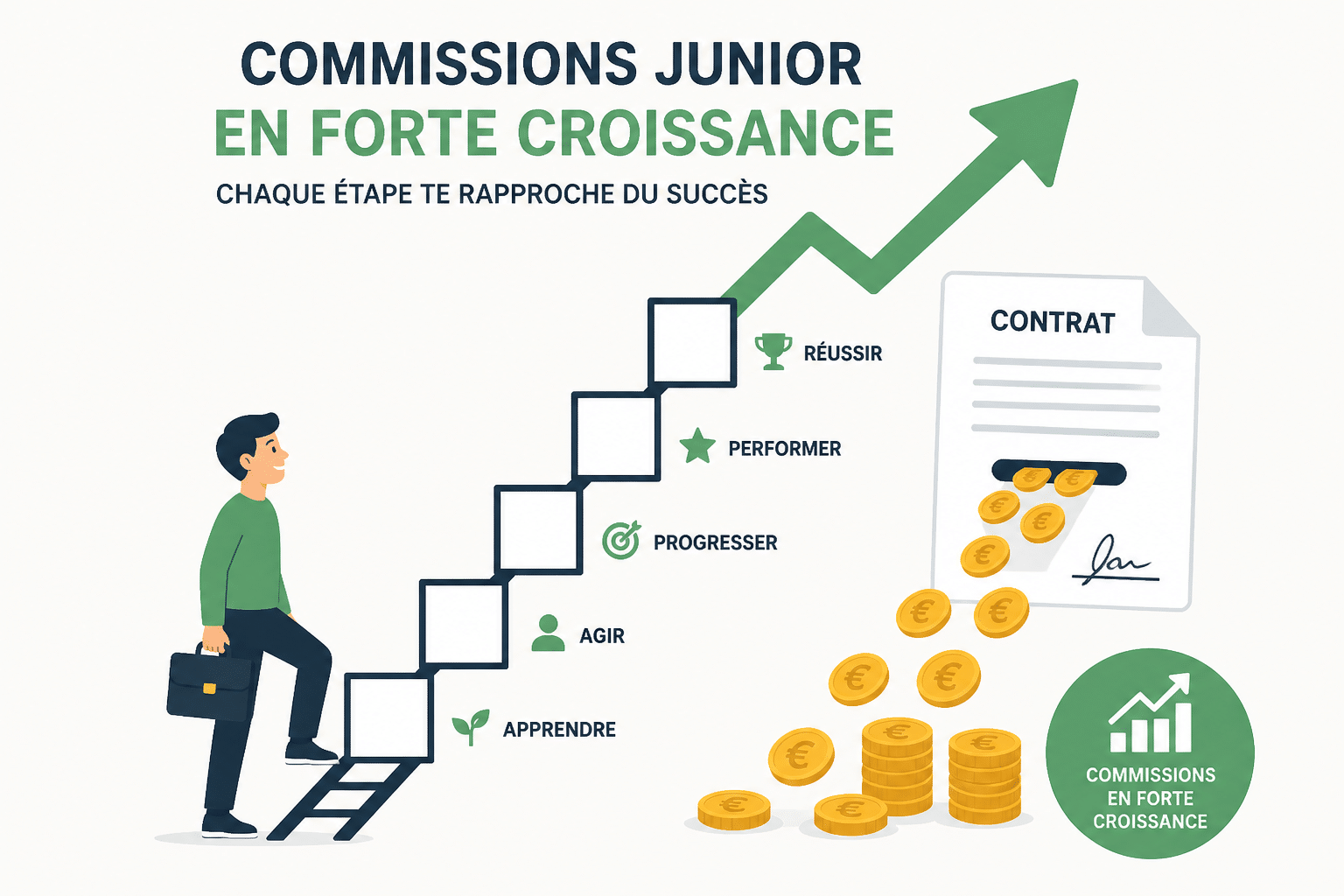 Salaire d'un commercial en France : fixe, variable et débutant 3 Combien gagne un commercial débutant ?