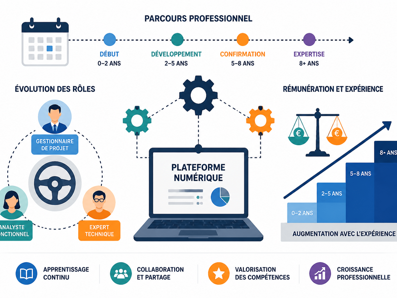 Chef de projet informatique : combien gagne-t-il et que fait-il vraiment ?