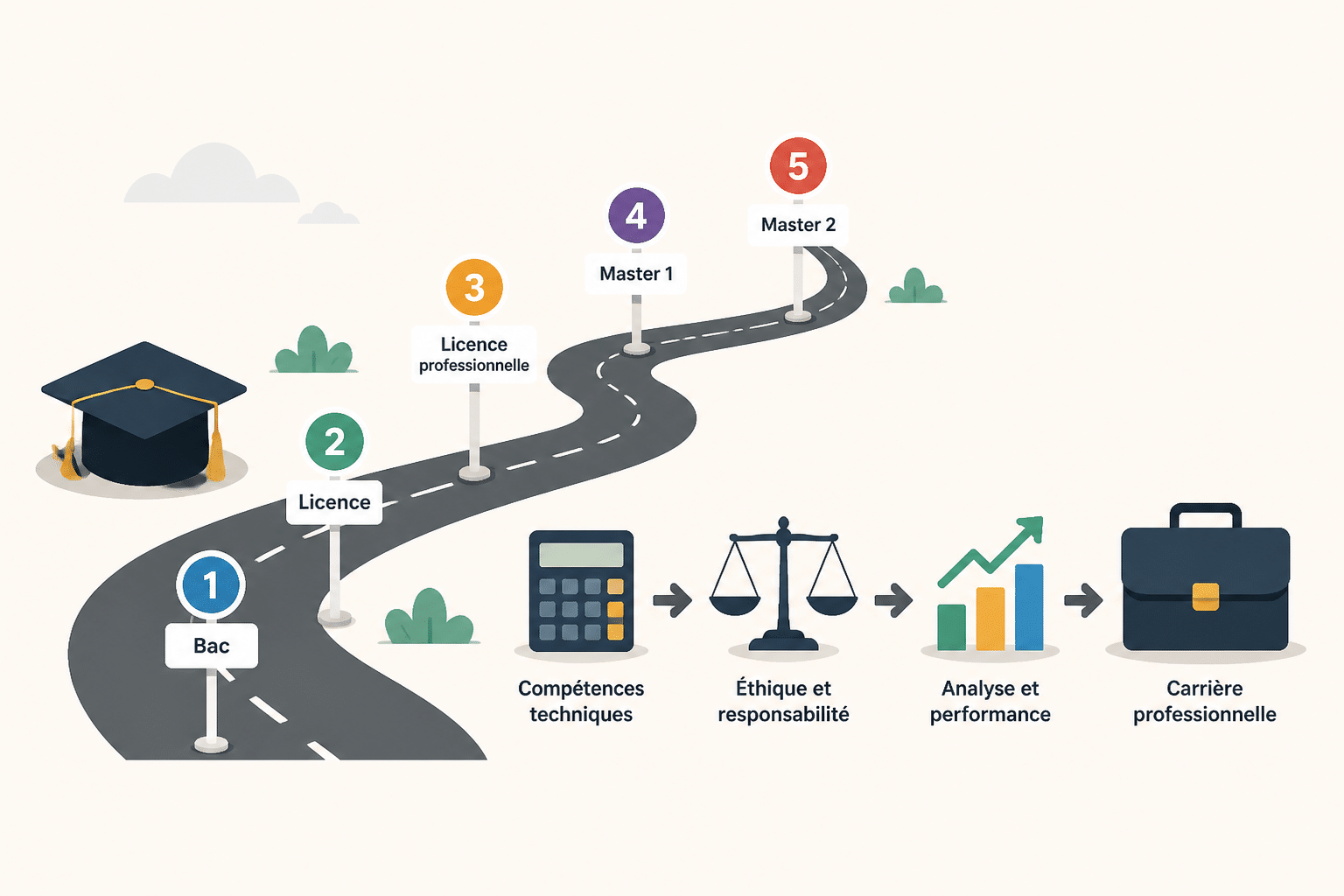 Quelles études pour devenir analyste financier ? Parcours et diplômes 2 Quel parcours suivre du Bac au master ?