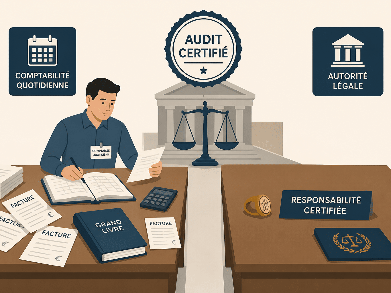 Comptable et expert-comptable : quelle différence de rôle et de statut ?