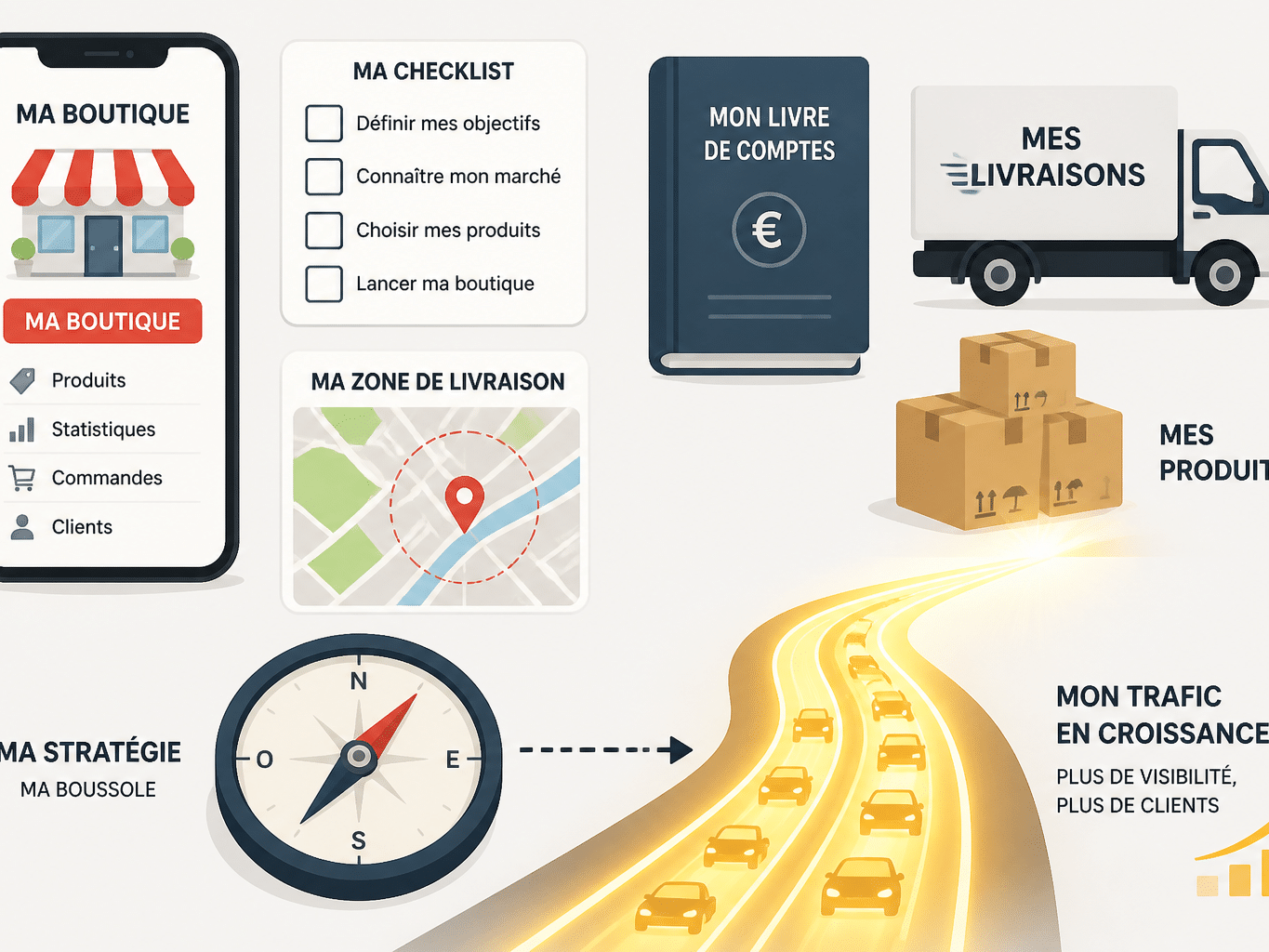 Devenir e-commerçant : compétences à acquérir et étapes pour se lancer