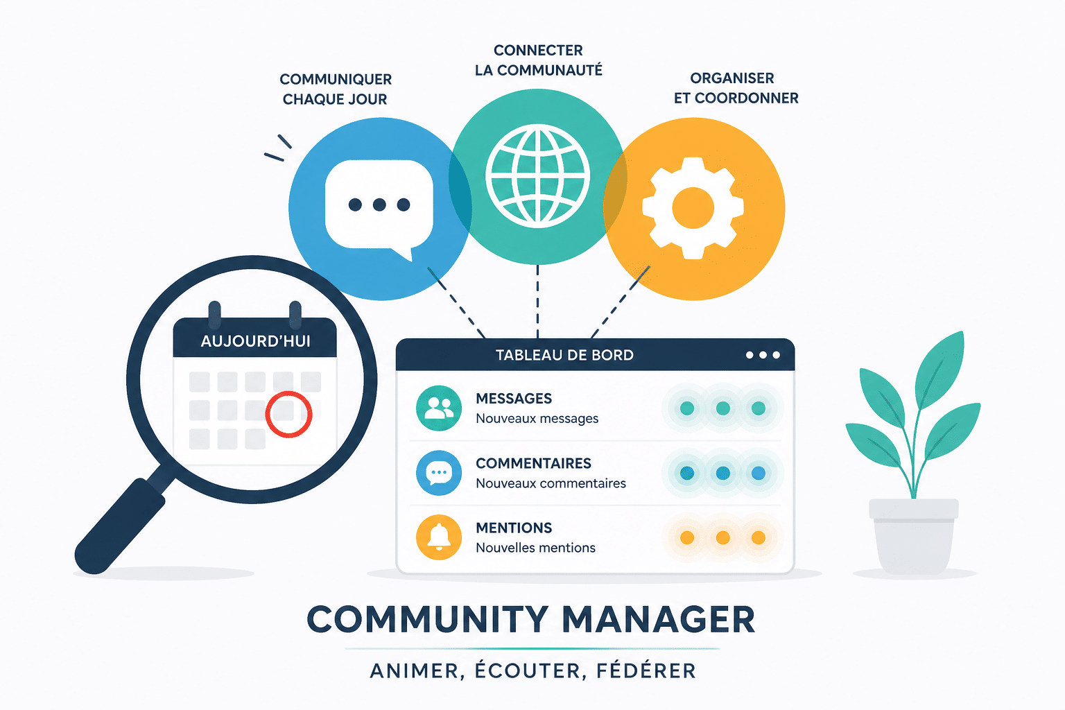 Community manager : la journée type et les missions au quotidien 1 Ce que couvre cet article