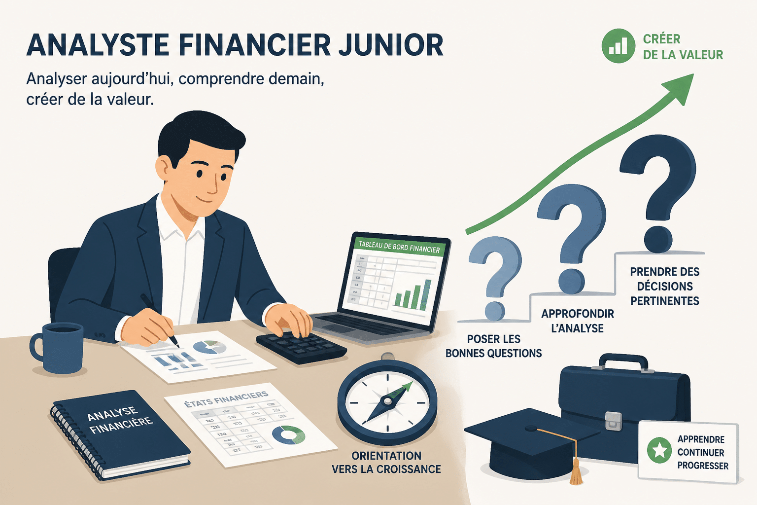 Analyste financier junior : missions, premier salaire et évolution 1 Ce que couvre cet article