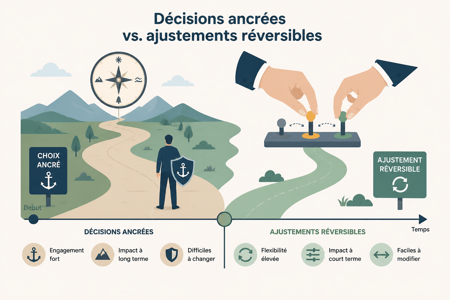 Management opérationnel et management stratégique : quelle différence ? 3 Quelles différences en un coup d'œil ?