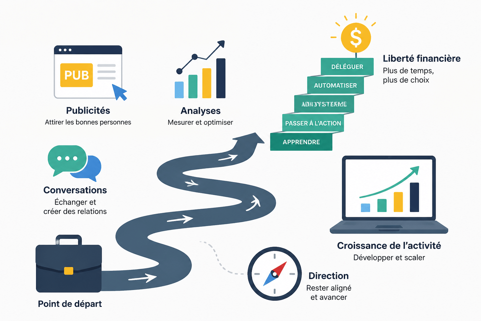 Reconversion vers le marketing digital : par où commencer ? 1 Ce que couvre cet article