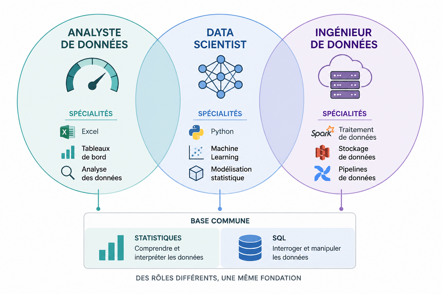 Data analyst, data scientist, data engineer : quelles différences ? 3 Quelles compétences et quels outils pour chaque profil ?