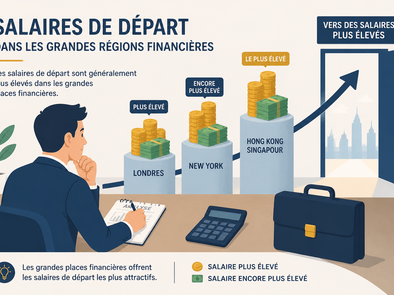 Salaire d’un analyste financier débutant : à quoi s’attendre ?