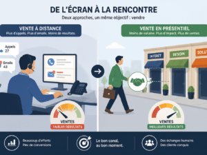 Commercial sédentaire et commercial terrain : quelles différences ?