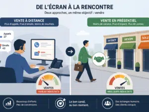 Commercial sédentaire et commercial terrain : quelles différences ?