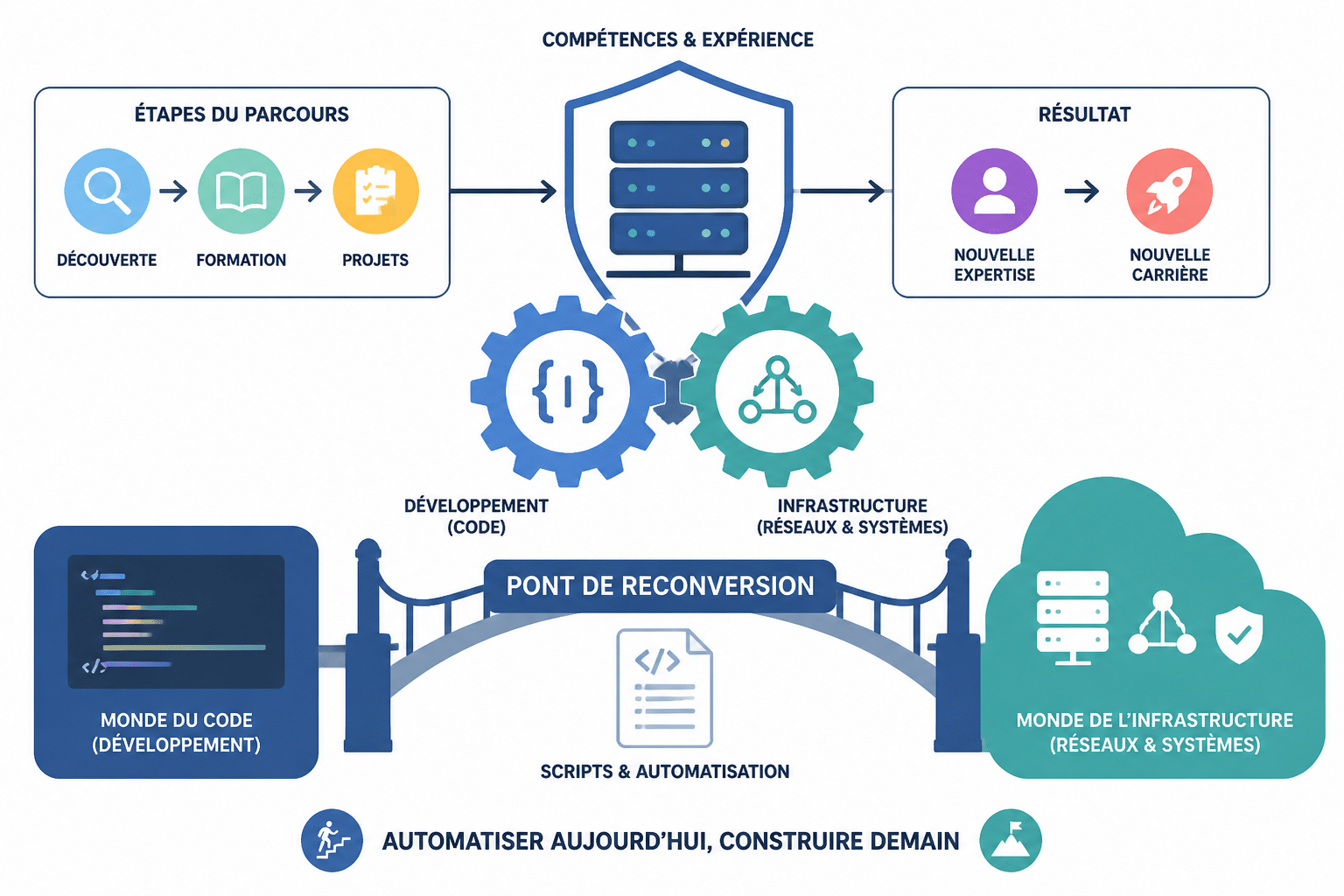 Devenir ingénieur DevOps en reconversion : parcours et compétences 1 Qu'est-ce qu'un ingénieur DevOps et pourquoi se reconvertir ?