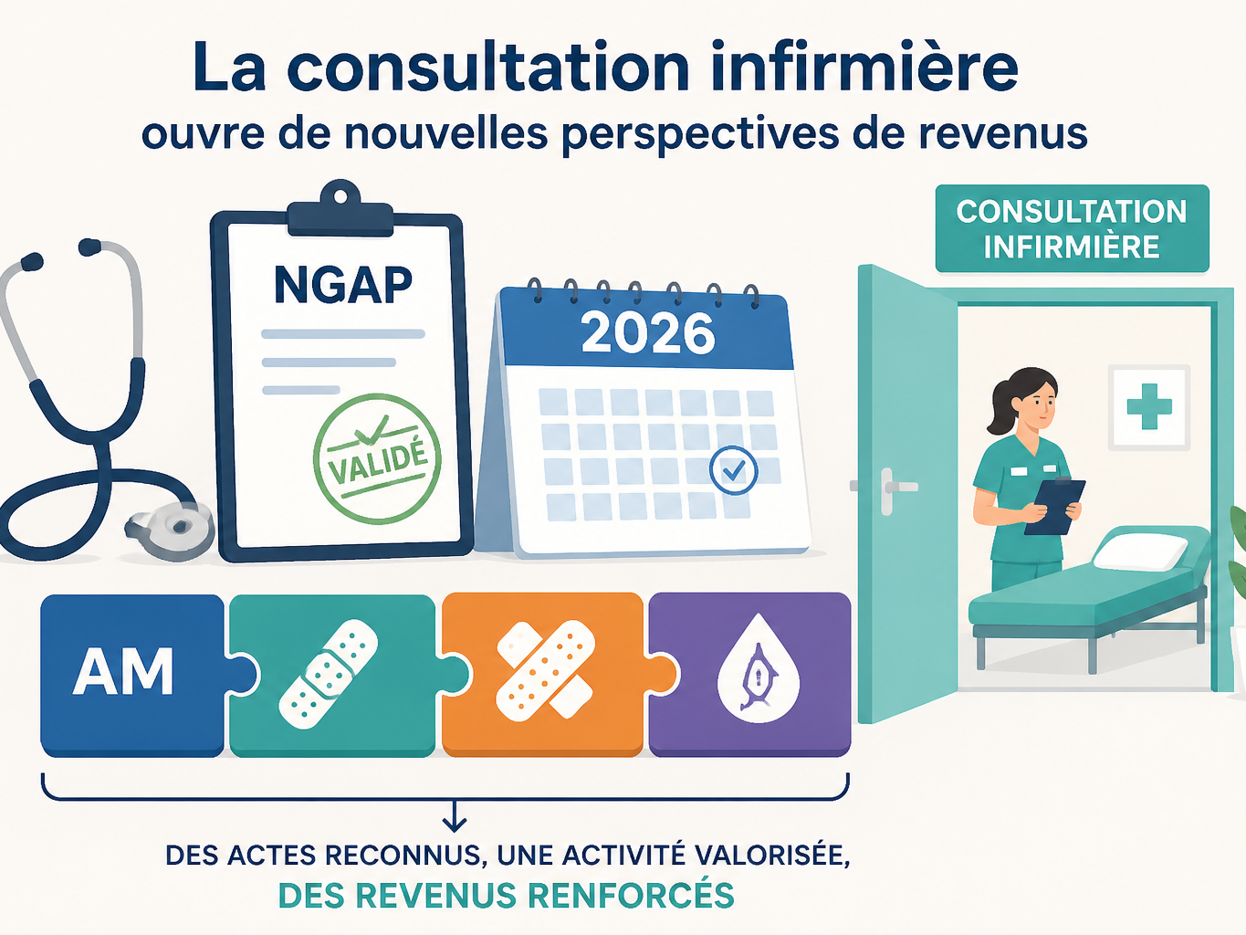 NGAP infirmier : avenant 11, nouvelles cotations et formation